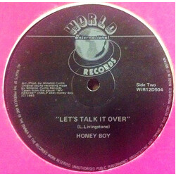 Honey Boy You'll Be Sorry / Let's Talk It Over USED VINYL 12INCH