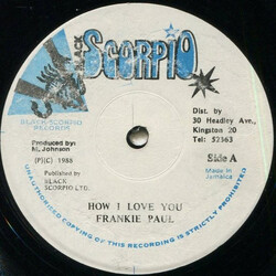 Frankie Paul How I Love You Vinyl 12" USED