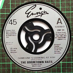 The Boomtown Rats Someone's Looking At You VINYL 7" USED