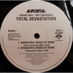 Total Devastation Wonderful World Of Skins USED VINYL 12INCH PROMO