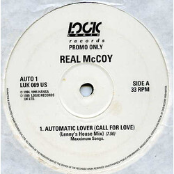 Real McCoy Automatic Lover (Call For Love) USED VINYL 12INCH 33 S RPM PROMO