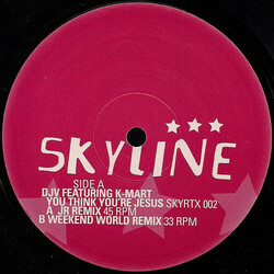 DJV / K-Mart You Think You're Jesus USED VINYL 12INCH 33 S RPM 45 RPM