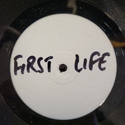 First Life Burst Into Fire USED VINYL 12INCH PROMO WHITE LABEL