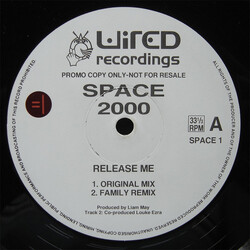 Space 2000 Release Me USED VINYL 12INCH PROMO 33 S RPM