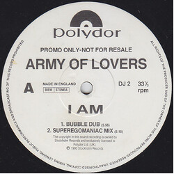 Army Of Lovers I Am Vinyl 12" USED
