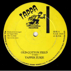 Tapper Zukie Old Cotton Field / Slide And Wine USED VINYL 12INCH 45 RPM
