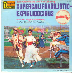 Julie Andrews / Dick Van Dyke (2) Supercalifradgilisticexpialidocious / A Spoonful Of Sugar USED VINYL 7INCH 45 RPM SINGLE