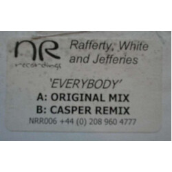 Nick Rafferty / Tom White (2) / Paul Jeffries Everybody USED VINYL 12INCH WHITE LABEL