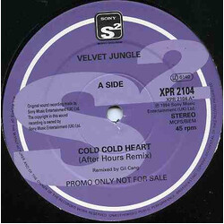 Velvet Jungle Cold Cold Heart USED VINYL 12INCH 45 RPM PROMO