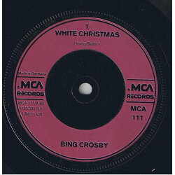 Bing Crosby White Christmas USED VINYL 7INCH 45 RPM SINGLE REISSUE