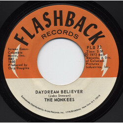 The Monkees Daydream Believer / (I'm Not Your) Steppin Stone USED VINYL 7INCH 45 RPM REISSUE STYRENE