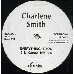 Charlene Smith Everything Is You USED VINYL 12INCH 33 S RPM PROMO