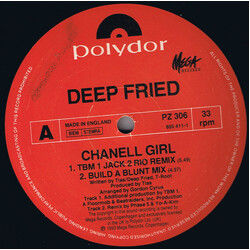 Deep Fried / T Root Chanell Girl USED VINYL 12INCH 33 S RPM
