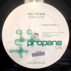 Tall Tin Box God's Love Vinyl 12" USED