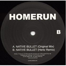 Homerun Native Bullet USED VINYL 12INCH