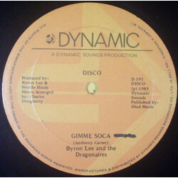 Byron Lee And The Dragonaires Gimme Soca / Soca Girl USED VINYL 12INCH 45 RPM SINGLE