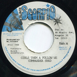 Commander Shad Girls Them A Follow We Vinyl 7" USED