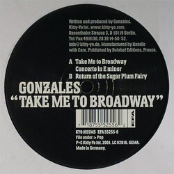 Gonzales Take Me To Broadway USED VINYL 12INCH 45 RPM