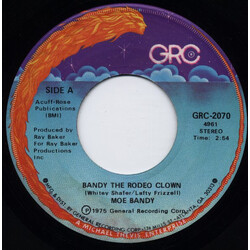 Moe Bandy Bandy The Rodeo Clown USED VINYL 7INCH 45 RPM STEREO