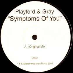 Mat Playford / Tom Gray (4) Symptoms Of You USED VINYL 12INCH