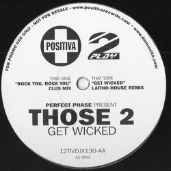 Perfect Phase / Those 2 Get Wicked VINYL 12" USED