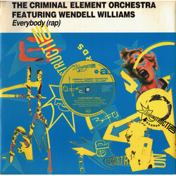 Criminal Element Orchestra Everybody (Rap) VINYL 12" USED