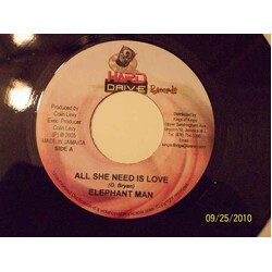 Elephant Man / Black Lion (2) All She Need Is Love / Babylon Make A Mistake USED VINYL 7INCH 45 RPM