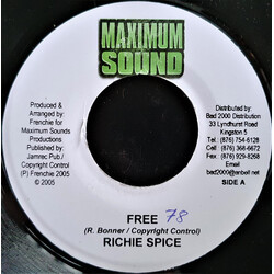 Richie Spice Free USED VINYL 7INCH 45 RPM