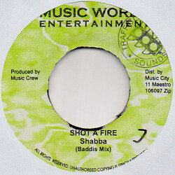 Shabba Ranks / Leftside & Esco Shot A Fire / Di Belly Vinyl 7" USED