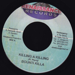 Bounty Killer Killing A Killing USED VINYL 7INCH 45 RPM SINGLE