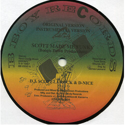 DJ Scott La Rock / D-Nice Scott Made Me Funky / D-Nice Rocks The House USED VINYL 12INCH 33 S RPM