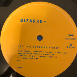 Bizarre Inc (Get Up) Sunshine Street Vinyl 12" USED