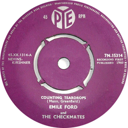 Emile Ford & The Checkmates Counting Teardrops Vinyl 7" USED