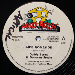 Daddy Screw / Donovan Steele Miss Bonafide USED VINYL 12INCH 45 RPM