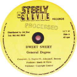 General Degree Dweet Sweet Vinyl 12" USED