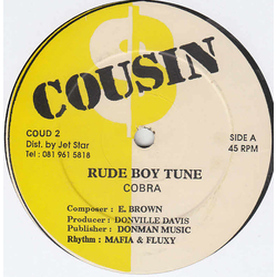 Mad Cobra / Tumpa Lion Rude Boy Tune / Hold Them Vinyl 12" USED