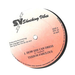 Terror Fabulous How She Can Dress / Gwaney Gwaney Vinyl 12" USED