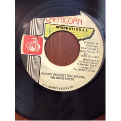 Ian Sweetness Funny Forgotten Special Vinyl 7" USED