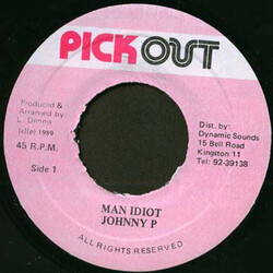 Johnny P Man Idiot Vinyl 7" USED