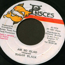Sugar Black Am So Glad Vinyl 7" USED