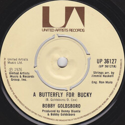 Bobby Goldsboro A Butterfly For Bucky USED VINYL 7INCH 45 RPM SINGLE
