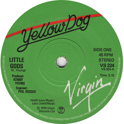 Yellow Dog Little Gods Vinyl 7" USED