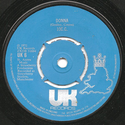 10cc Donna Vinyl 7" USED