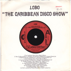 Lobo The Caribbean Disco Show Vinyl 7" USED