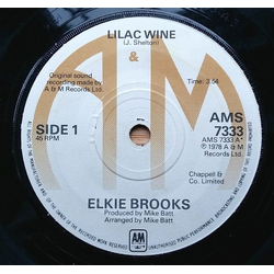 Elkie Brooks Lilac Wine Vinyl 7" USED