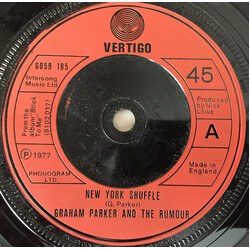 Graham Parker And The Rumour New York Shuffle USED VINYL 7INCH 45 RPM SINGLE