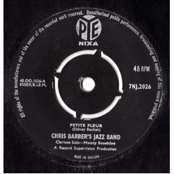 Chris Barber's Jazz Band Petite Fleur Vinyl 7" USED