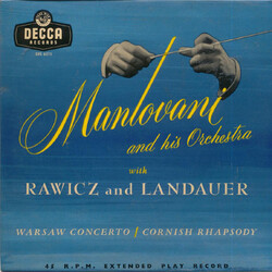 Mantovani And His Orchestra / Rawicz & Landauer Warsaw Concerto - Cornish Rhapsody USED VINYL 7INCH 45 RPM EP MONO