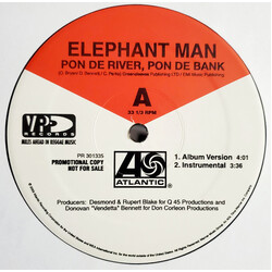 Elephant Man Pon De River, Pon De Bank / All Out USED VINYL 12INCH