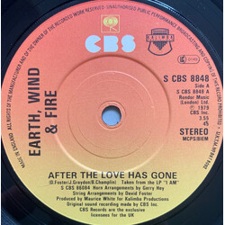 Earth, Wind & Fire After The Love Has Gone USED VINYL 7INCH 45 RPM